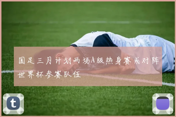 国足三月计划两场A级热身赛或对阵世界杯参赛队伍